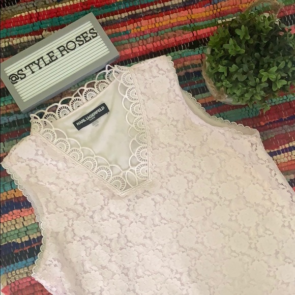 Karl Lagerfeld Tops - NWOT Karl Langerfeld Paris top - sz L